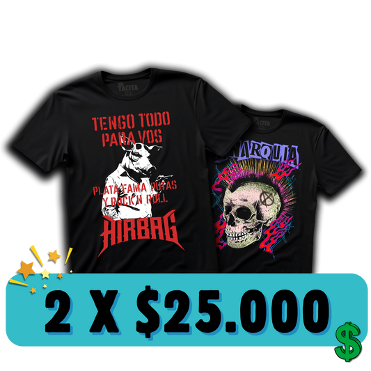 ELIGE 2 POLERAS DE AIRBAG POR $25.000