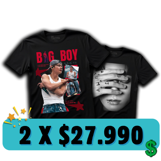 ELIGE 2 POLERAS DE BTS POR $27.990