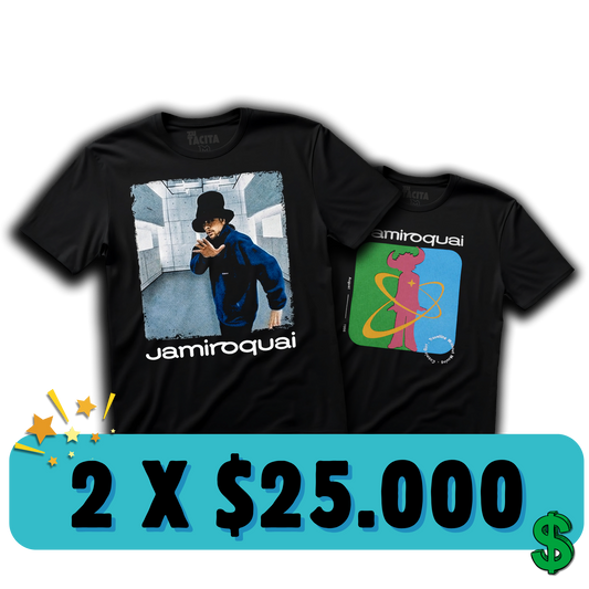 ELIGE 2 POLERAS DE JAMIROQUAI POR $25.000