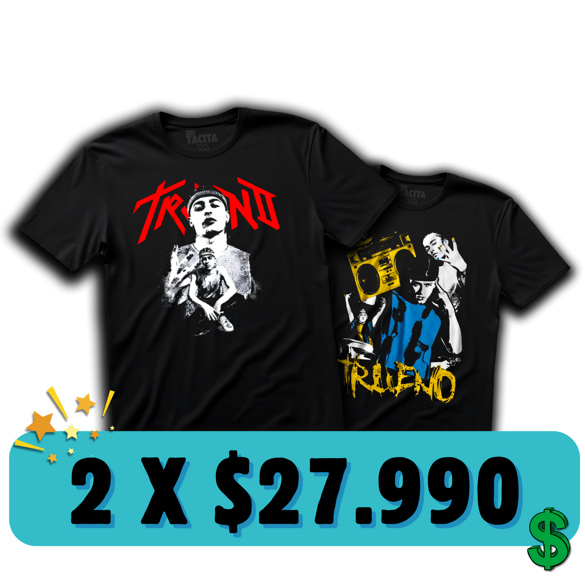 ELIGE 2 POLERAS DE TRUENO POR $27.990