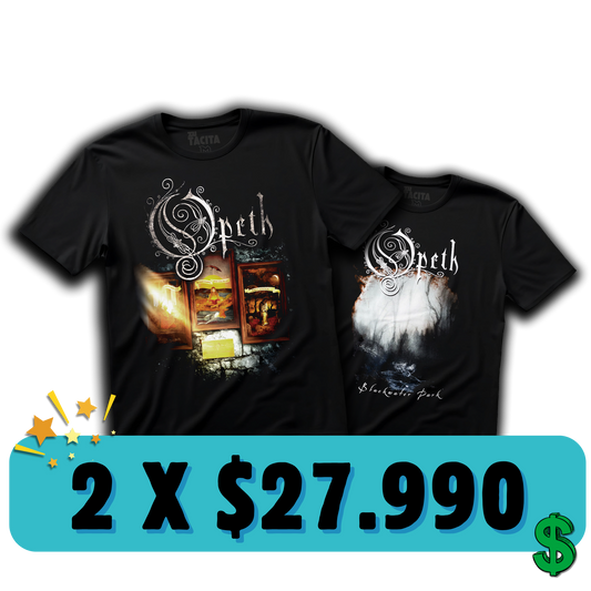 ELIGE 2 POLERAS DE OPETH POR $27.990