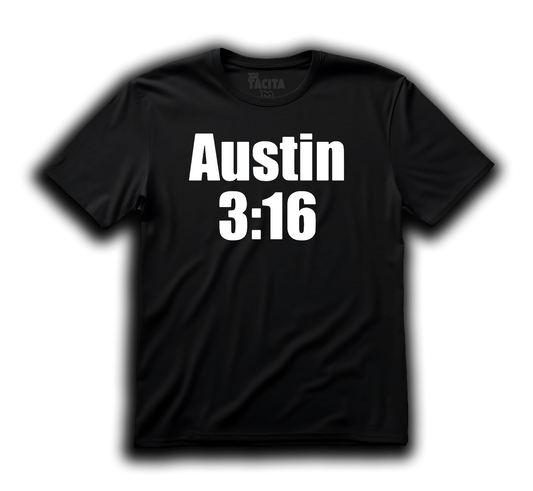 Polera WWE - STEVE AUSTIN 3:16