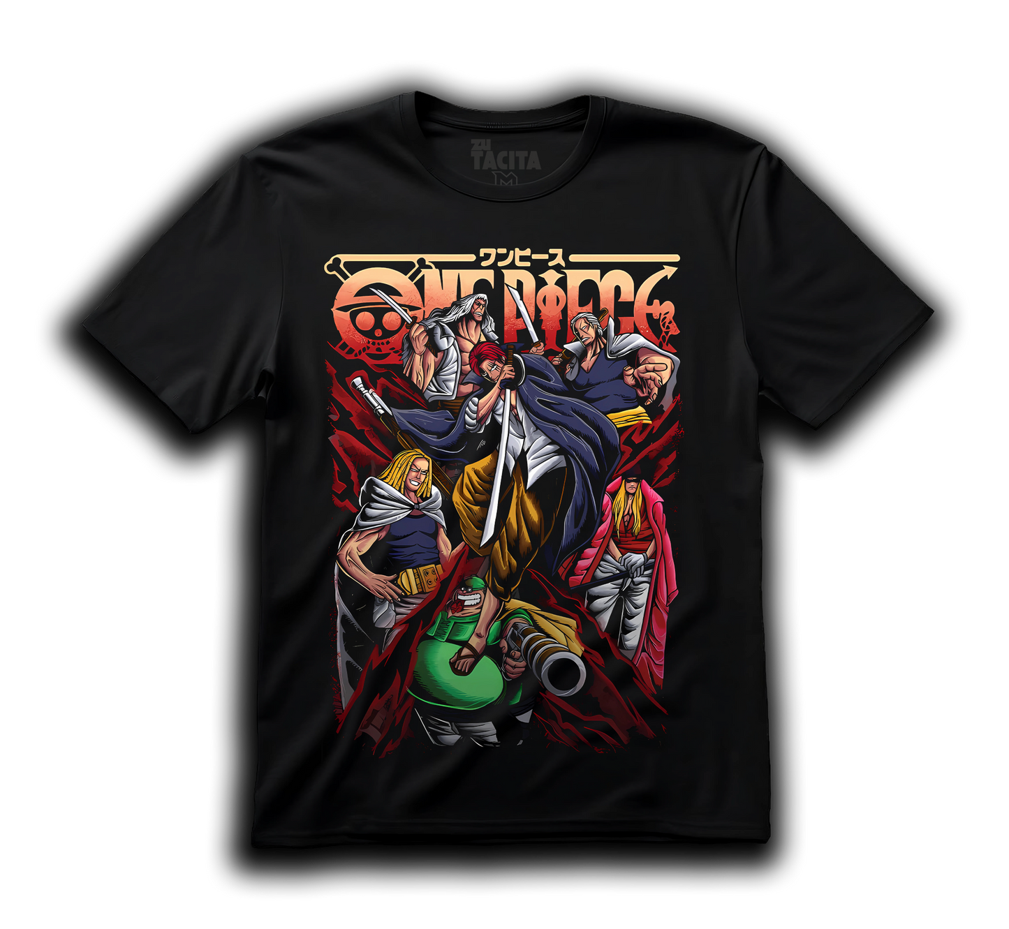 Polera ONE PIECE - RED HAIR PIRATES