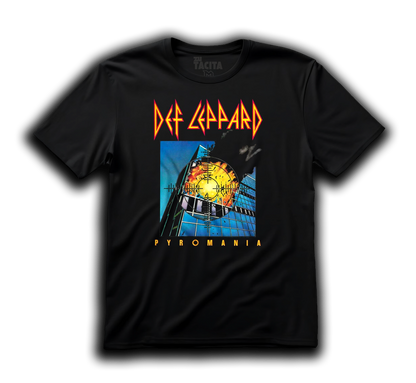 Polera DEF LEPPARD -  PYROMANIA