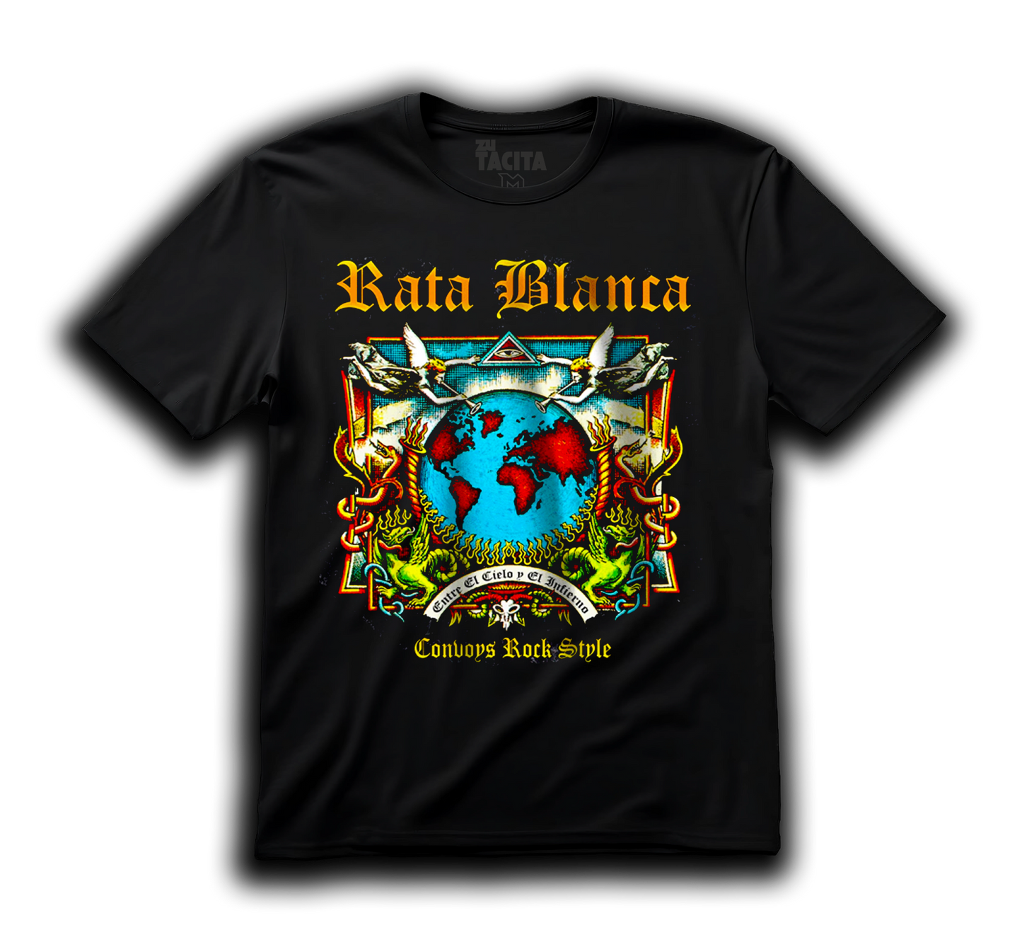 Polera RATA BLANCA - ENTRE EL CIELO Y EL INFIERNO
