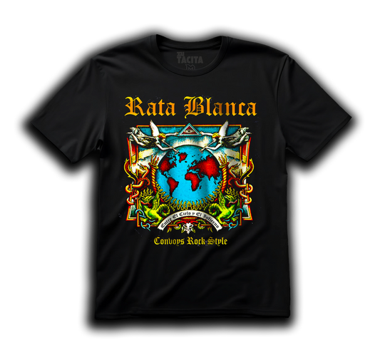Polera RATA BLANCA - ENTRE EL CIELO Y EL INFIERNO