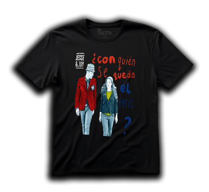 Polera JESSE & JOY - CON QUIEN SE QUEDA EL PERRO?
