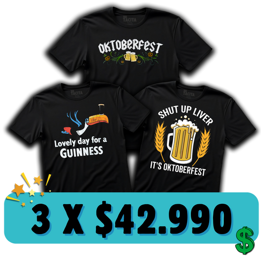 ELIGE 3 POLERAS DE OKTOBERFEST POR $42.990
