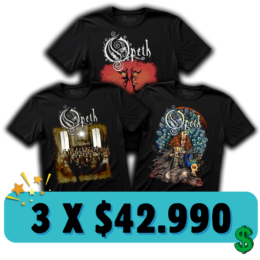 ELIGE 3 POLERAS DE OPETH POR $42.990