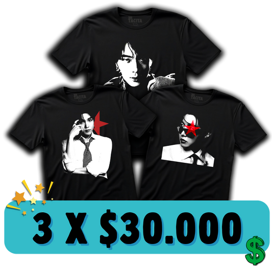ELIGE 3 POLERAS DE BTS POR $30.000