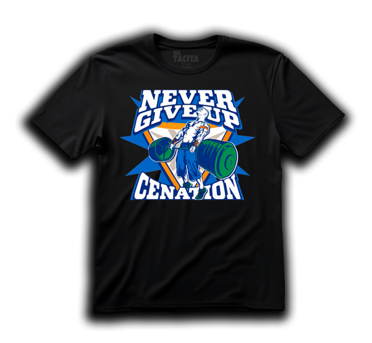 Polera WWE - JOHN CENA NEVER GIVE UP