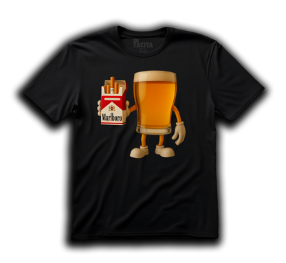 Polera - BEER & MALBORO RED