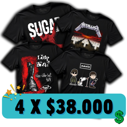 4 POLERAS POR $38.000