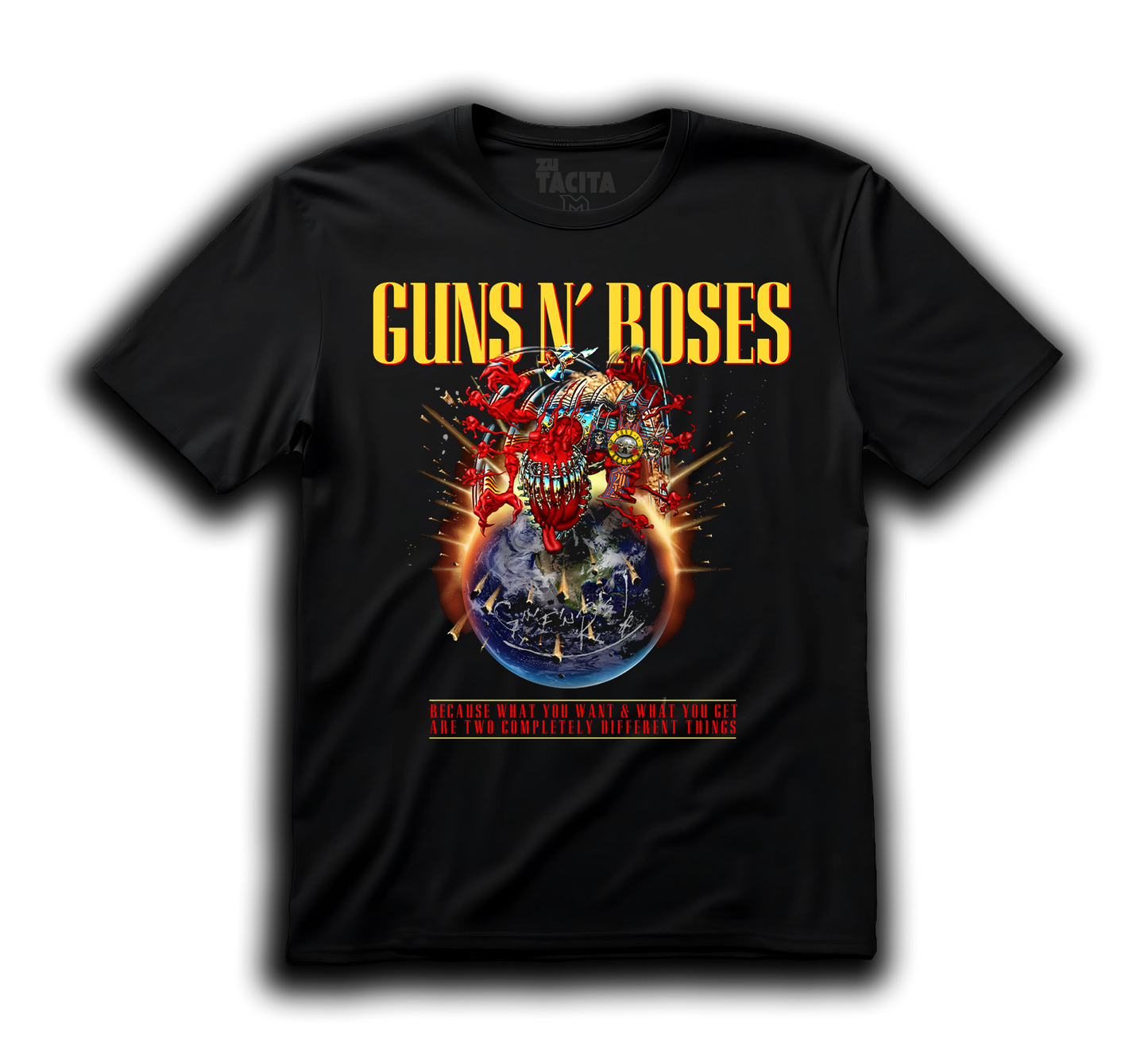 POLERA GUNS AND ROSES - ORIGINAL COVER V2