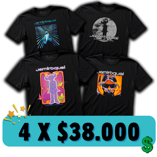 ELIGE 4 POLERAS DE JAMIROQUAI POR $38.000