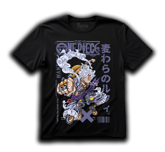 Polera ONE PIECE - G5 WILL BE THE PIRATE KING
