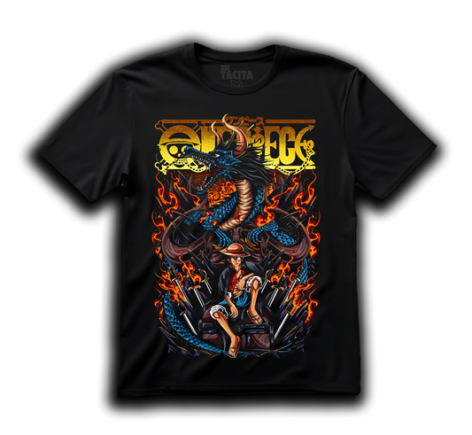 Polera ONE PIECE - LUFFY VS KAIDO DRAGON