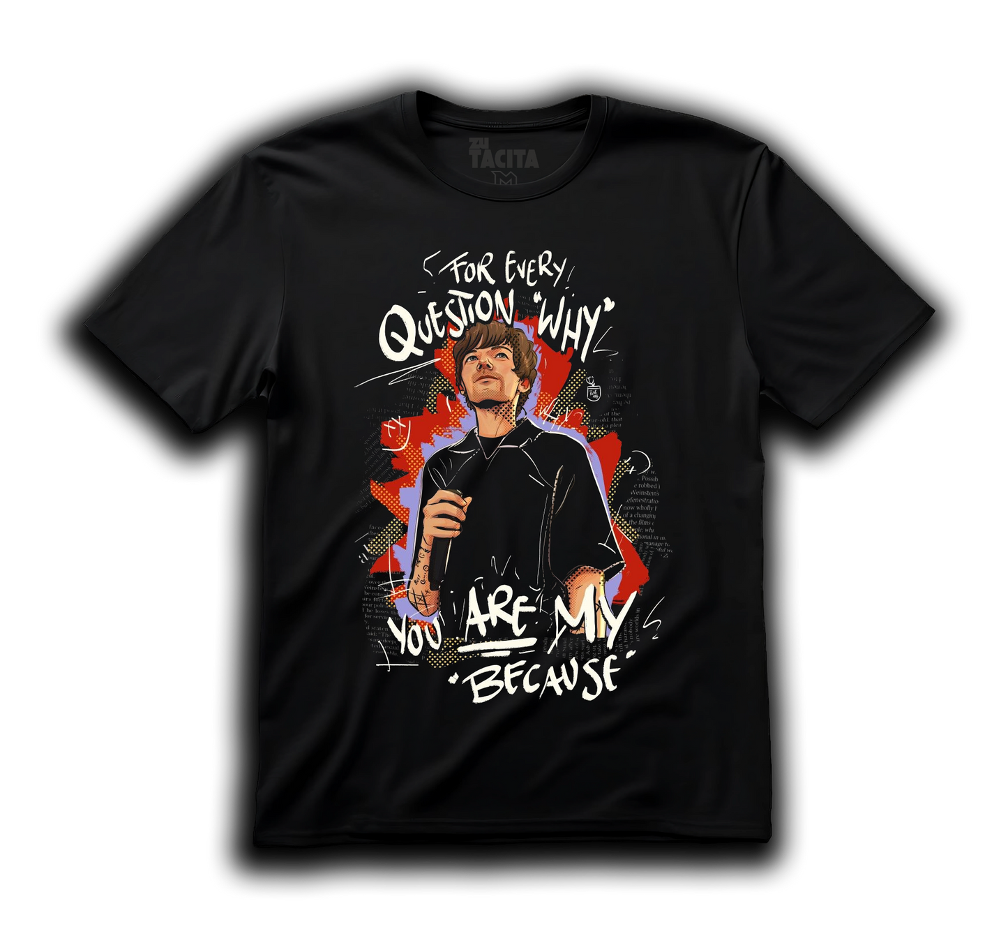 Polera LOUIS TOMLINSON - ¿WHY?