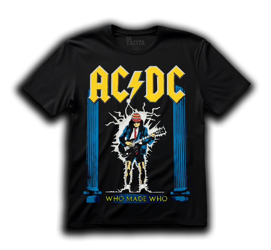 Polera ACDC - WHO MADE WHO?