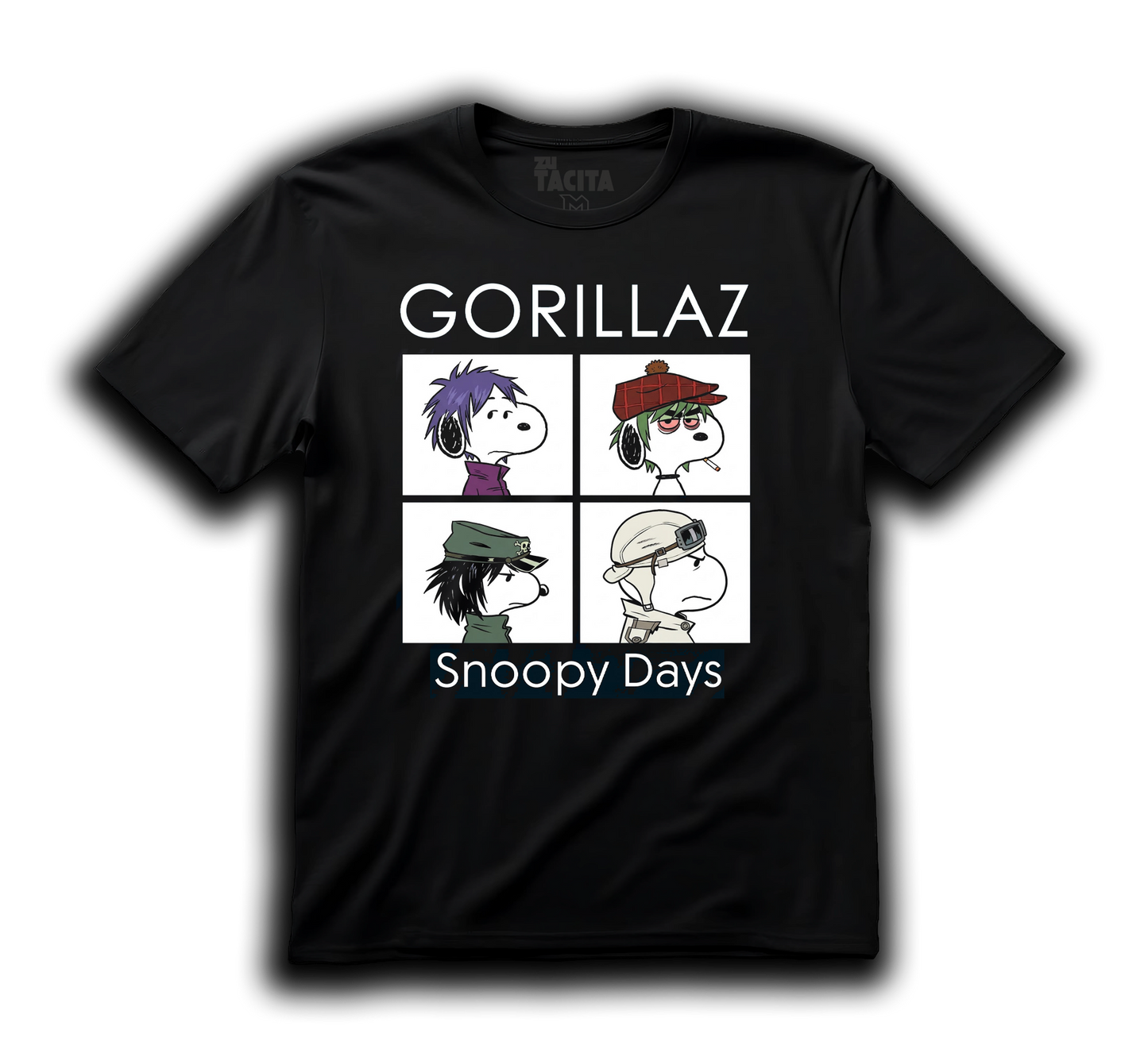 Polera GORILLAZ - SNOOPY DAYS