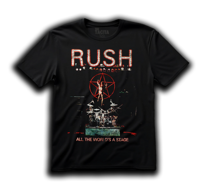 Polera RUSH - ALL THE WORLD´S A STAGE