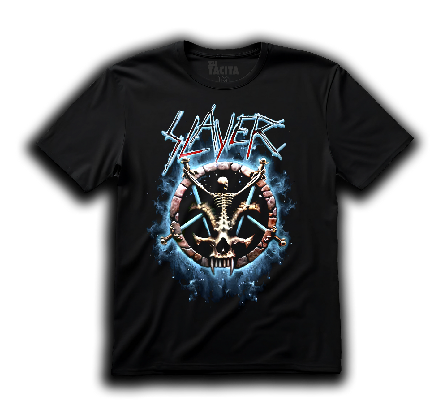 Polera SLAYER - DIVINE INTERVENTION BLUE