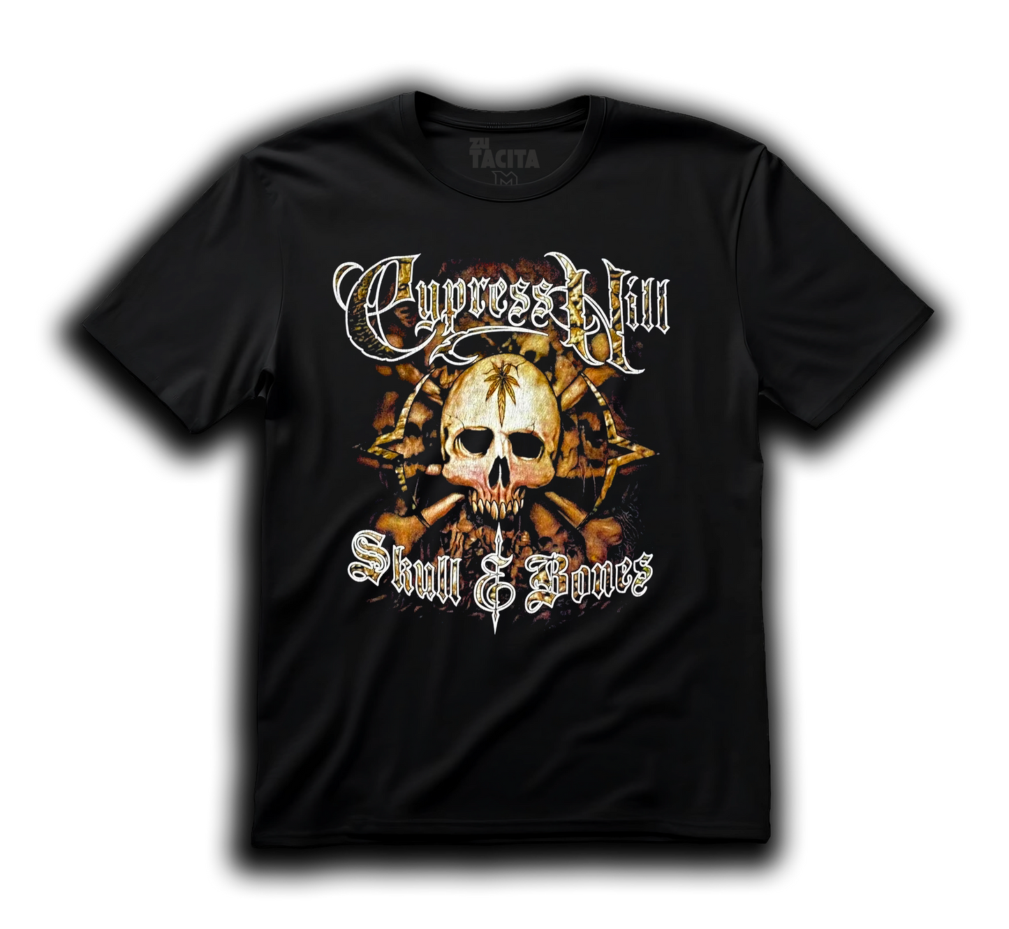 Polera CYPRESS HILL - SKULL & BONES