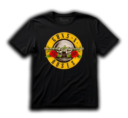 POLERA GUNS AND ROSES - LOGO