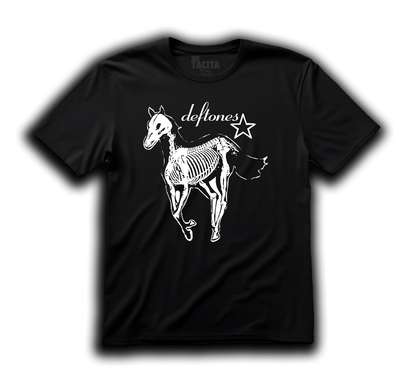 Polera DEFTONES - BONES WHITE PONY