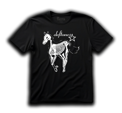 Polera DEFTONES - BONES WHITE PONY