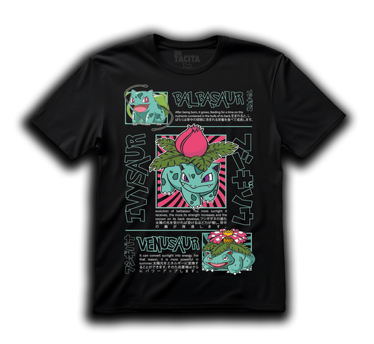 Polera POKEMÓN - BULBASAUR