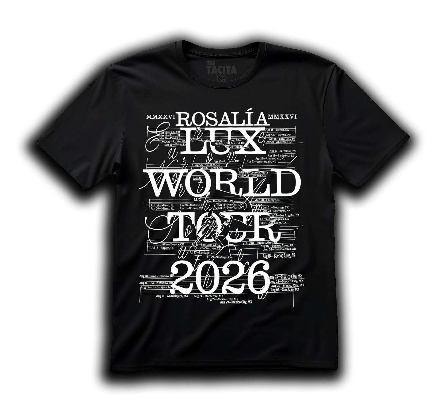 Polera ROSALÍA - MMXXVI LUX TOUR