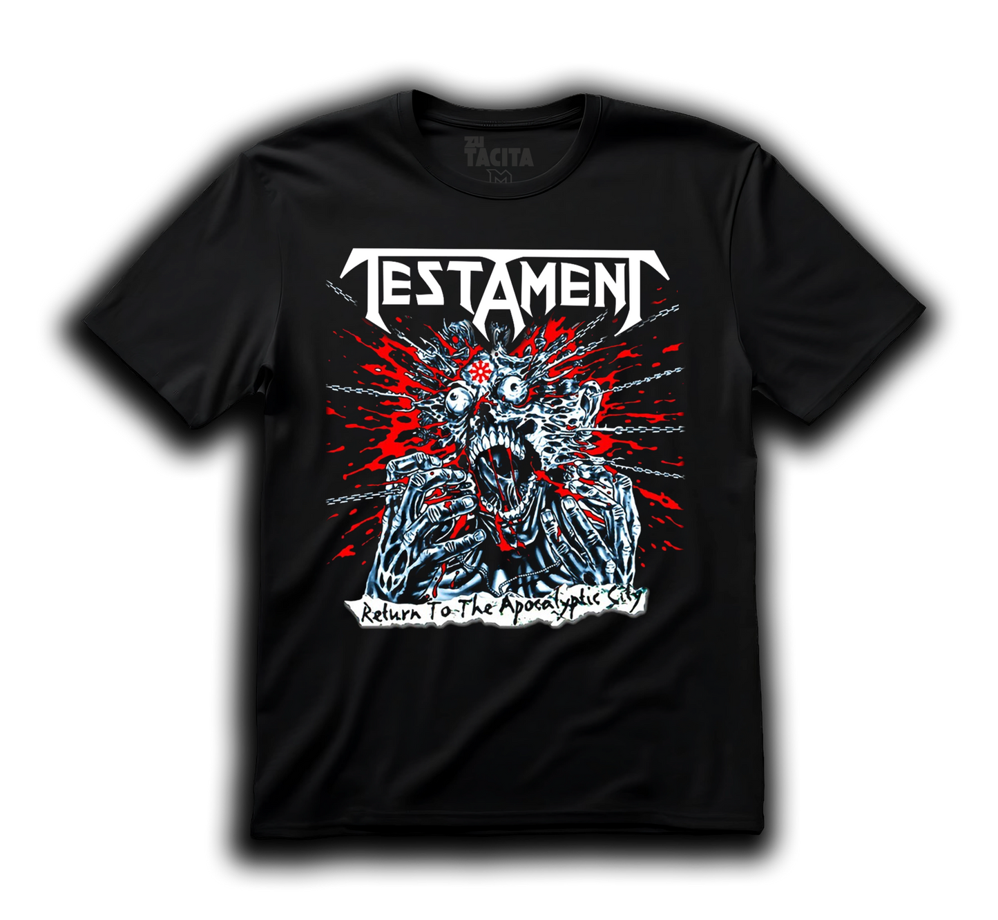 Polera TESTAMENT - RETURN TO THE APOCALYPTIC CITY