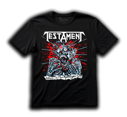 Polera TESTAMENT - RETURN TO THE APOCALYPTIC CITY