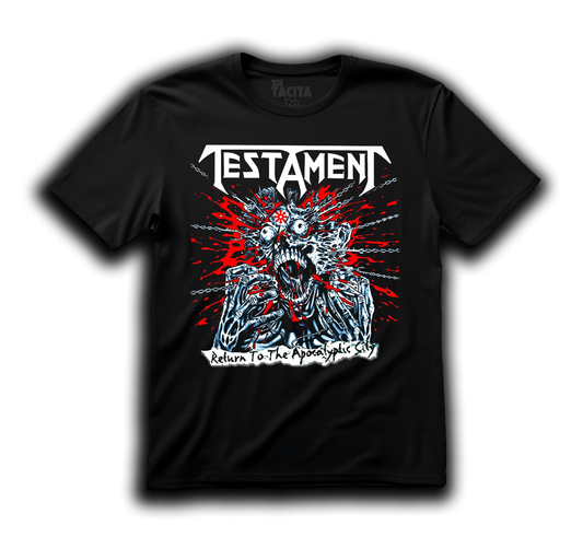 Polera TESTAMENT - RETURN TO THE APOCALYPTIC CITY