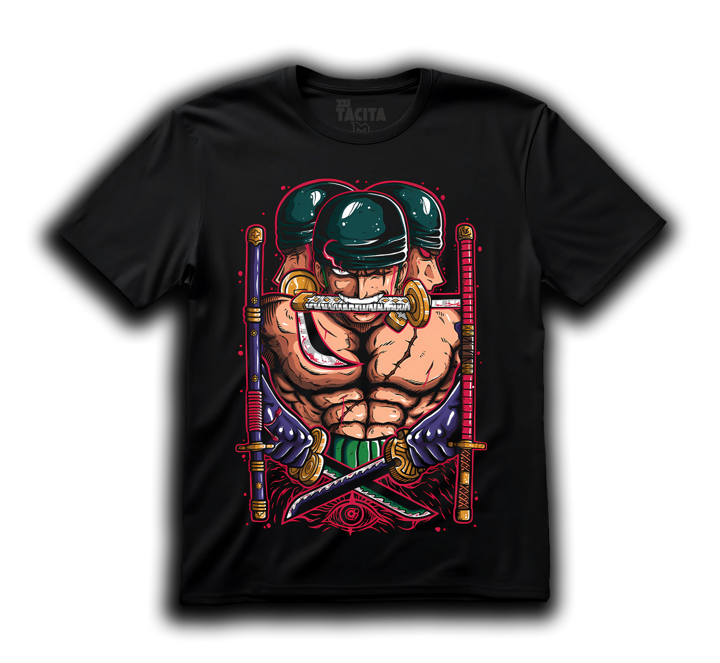 Polera ONE PIECE - THREE SWORDS ZORO