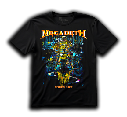 Polera MEGADETH - METROPOLIS BOT