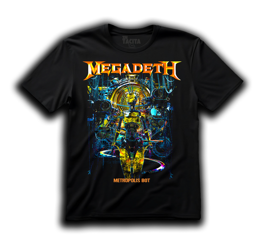 Polera MEGADETH - METROPOLIS BOT