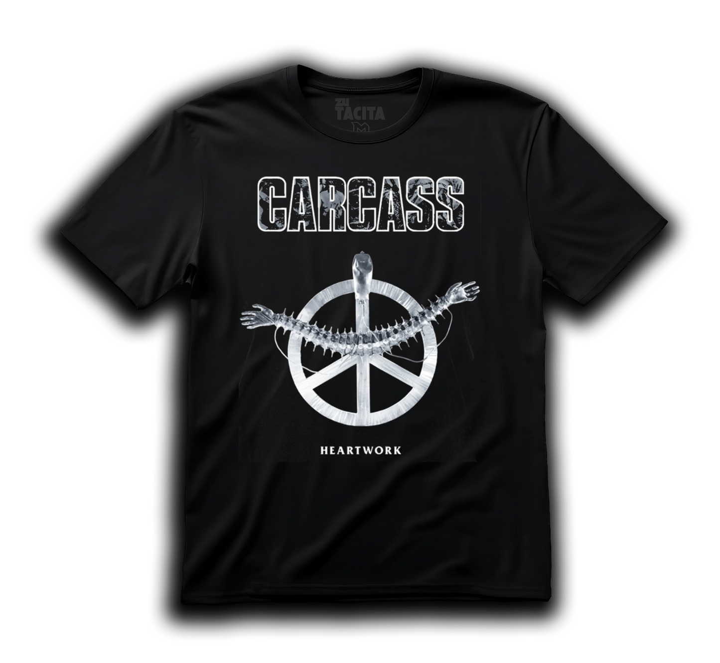 Polera CARCASS - HEARTWORK