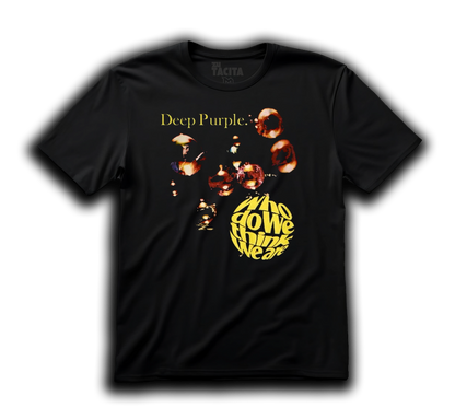 Polera DEEP PURPLE - WHO DO WE THINK WE ARE