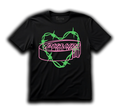 Polera DUA LIPA - BARBED WIRE HEART