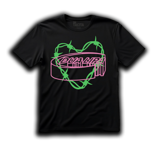 Polera DUA LIPA - BARBED WIRE HEART