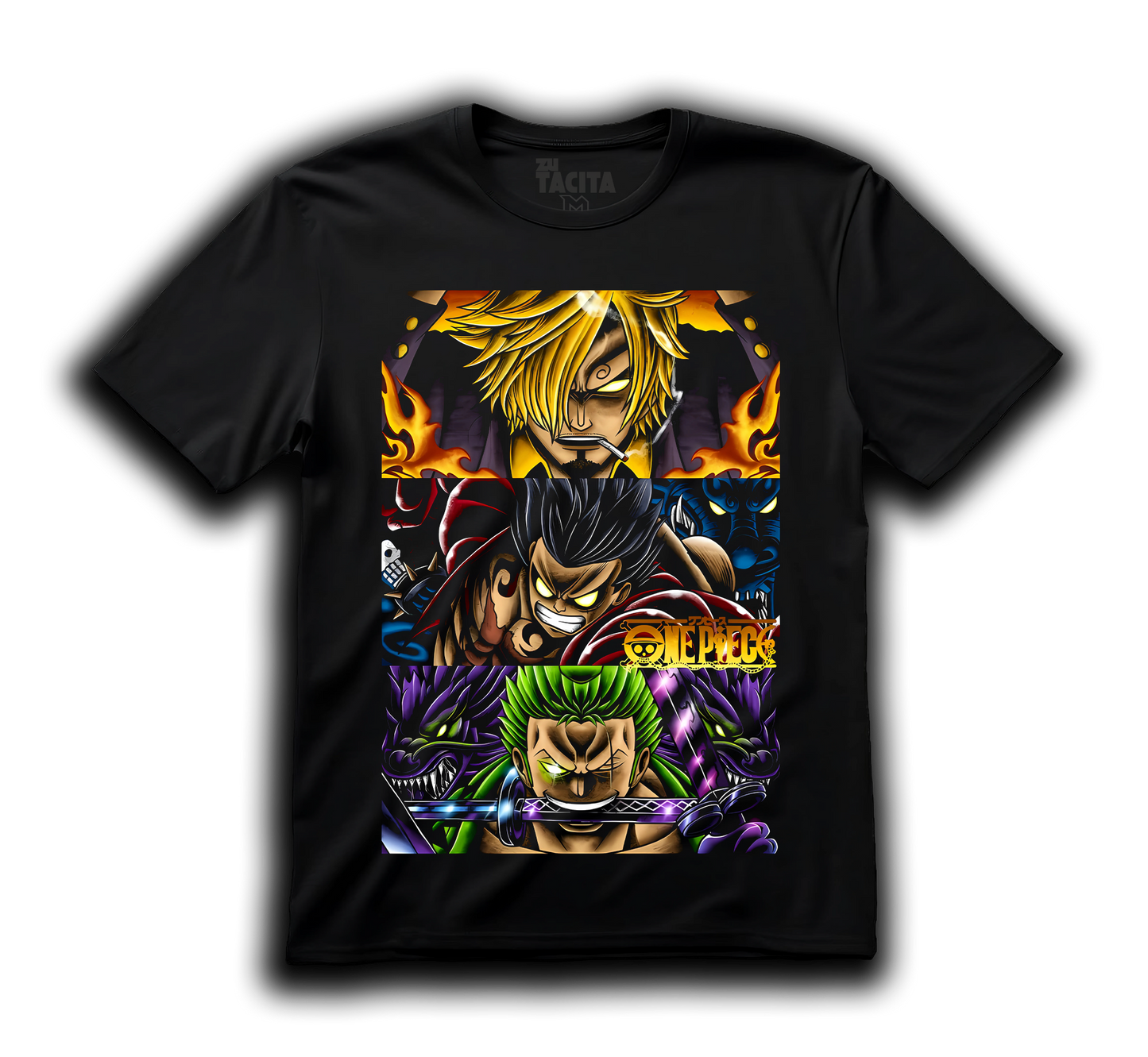 Polera ONE PIECE - MONSTER TRIO V2