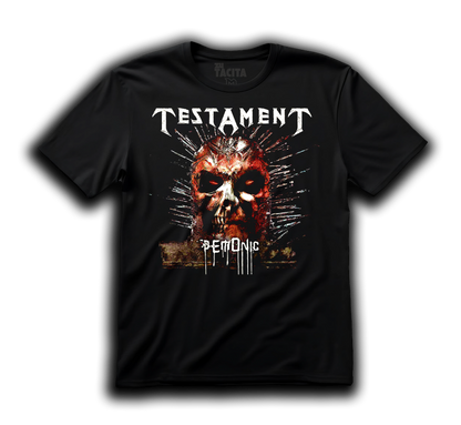 Polera TESTAMENT - DEMONIC