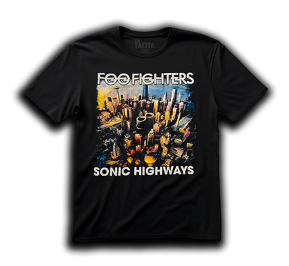 Polera FOO FIGHTERS - SONIC HIGHWAYS