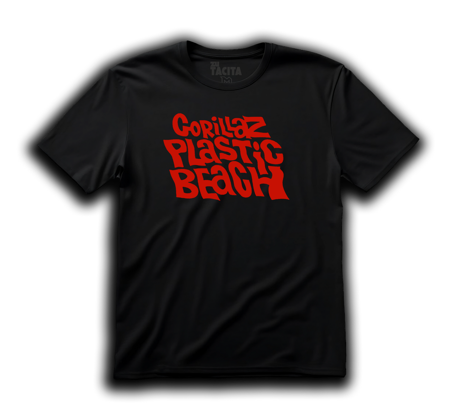 Polera GORILLAZ - PLASTIC BEACH LOGO