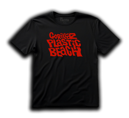 Polera GORILLAZ - PLASTIC BEACH LOGO