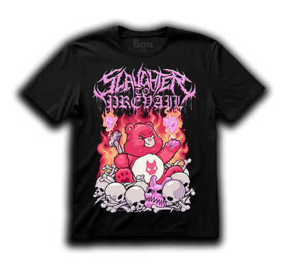 Polera SLAUGHTER TO PREVAIL - CARE BEARS v2