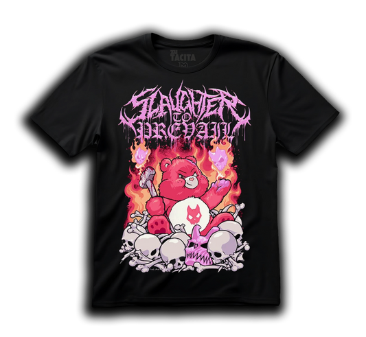 Polera SLAUGHTER TO PREVAIL - CARE BEARS v2