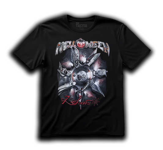 Polera HELLOWEEN - 7 SINNERS